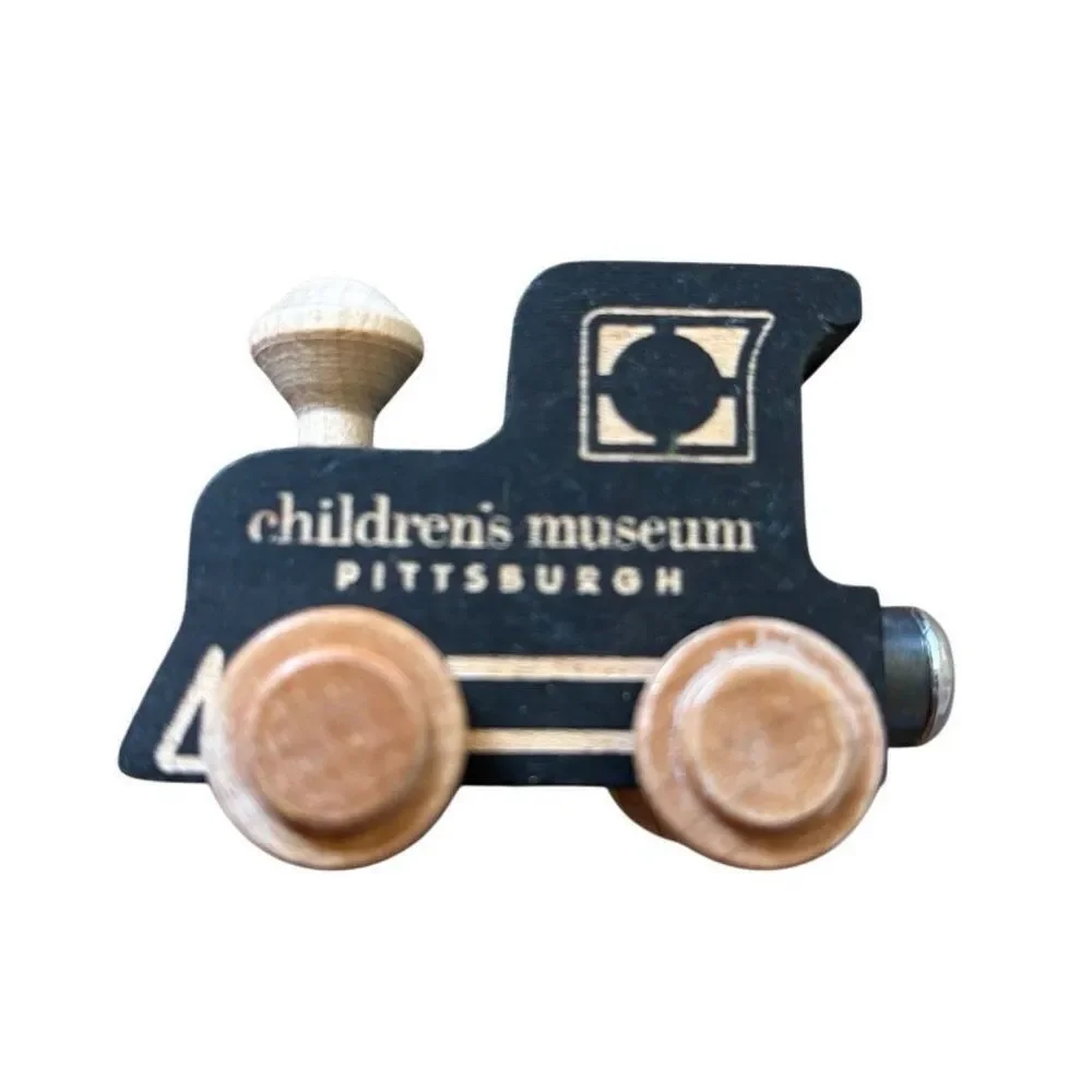 Pittsburgh Children’s Museum NameTrains Wooden Landmark Train Engine